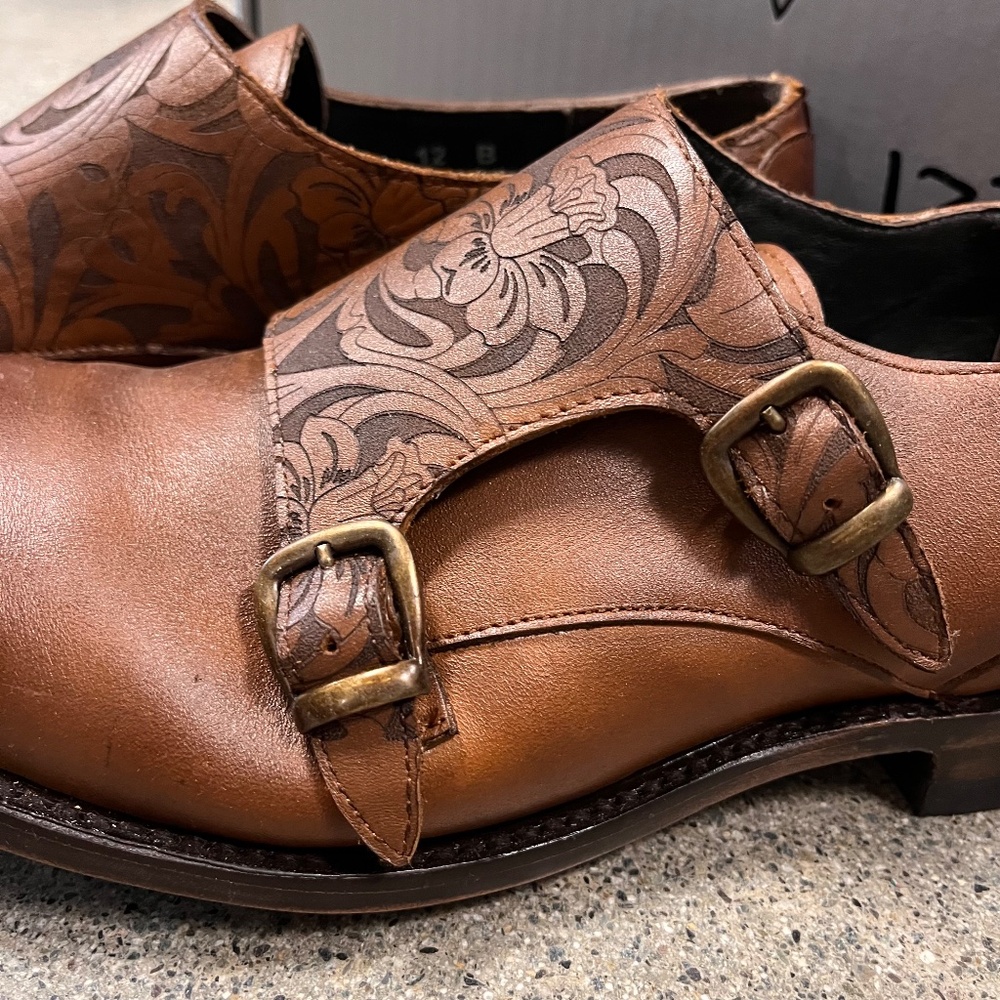 NIB Old Gringo Edwine Oxford Strap Saddle Sz 12 - Picture 7 of 12